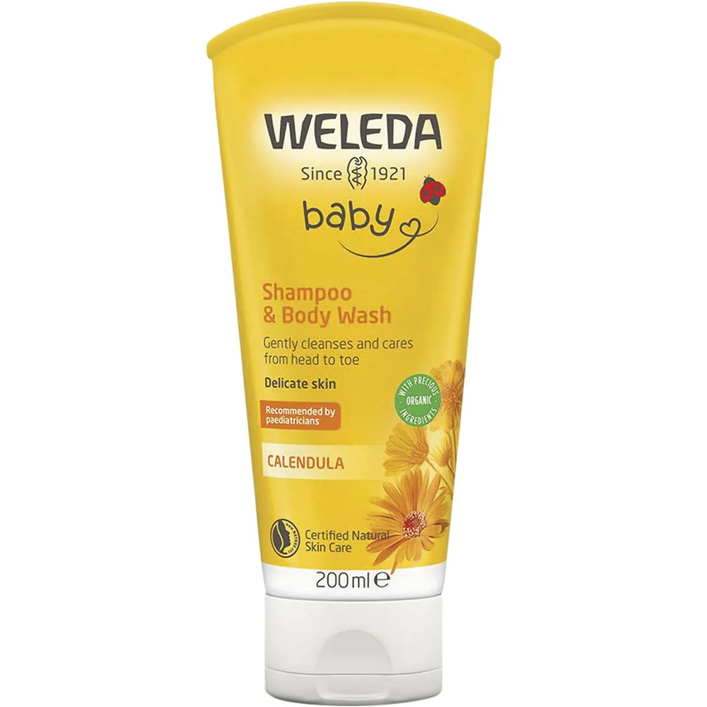 Calendula Baby Shampoo & Body Wash 200ml
