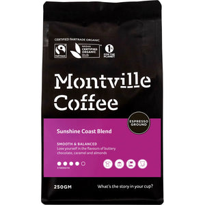 Coffee Ground Espresso Sunshine Coast Blend Coffee Ground Espresso Sunshine Coast Blend