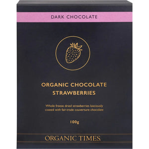 Dark Chocolate Strawberries 100g Dark Chocolate Strawberries 100g