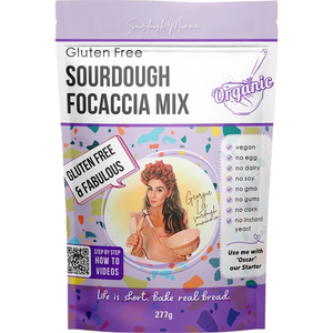Gluten Free Organic Focaccia Mix 277g Gluten Free Organic Focaccia Mix 277g