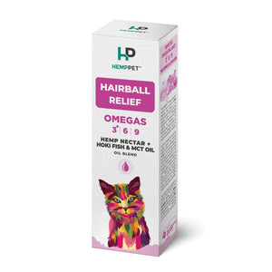 Hairball Relief Hemp Nectar & Hoki Fish & MCT Oil for Cats 100ml Hairball Relief Hemp Nectar & Hoki Fish & MCT Oil for Cats 100ml