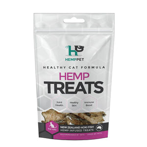 New Zealand Hoki Fish Hemp Infused Treats for Cats 70g New Zealand Hoki Fish Hemp Infused Treats for Cats 70g