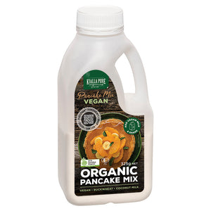 Organic Vegan Pancake Mix Vanilla 325g Organic Vegan Pancake Mix Vanilla 325g