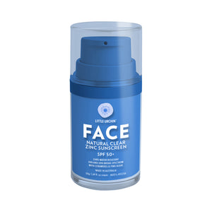 NATURAL FACE CLEAR ZINC SUNSCREEN SPF 50+ NATURAL FACE CLEAR ZINC SUNSCREEN SPF 50+