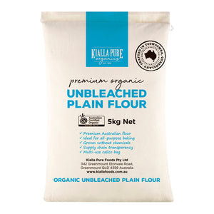 Unbleached Plain Flour (Calico Bag) 5Kg Unbleached Plain Flour (Calico Bag) 5Kg