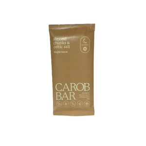 Organic Vegan Almond & Celtic Salt Carob Bar (90g) Organic Vegan Almond & Celtic Salt Carob Bar (90g)