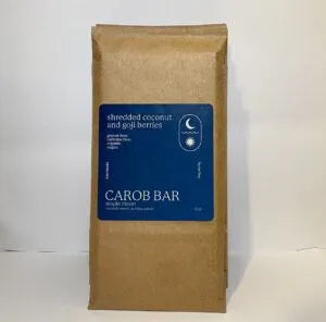 Organic Vegan Coconut Flakes & Goji Berries Carob Bar (90g)