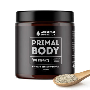 Primal Body - Grass Fed Bovine Testicle Capsules Primal Body - Grass Fed Bovine Testicle Capsules