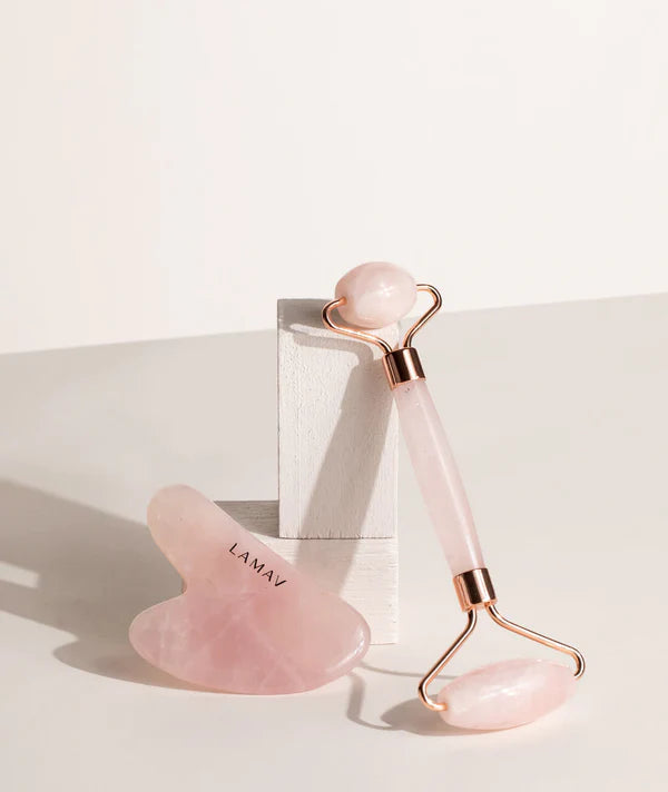 Quartz Gua Sha & Roller Set