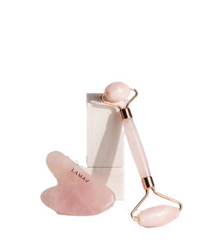 Quartz Gua Sha & Roller Set Quartz Gua Sha & Roller Set