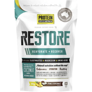 Restore Hydration Recovery Drink - Pine Coconut 200g Restore Hydration Recovery Drink - Pine Coconut 200g