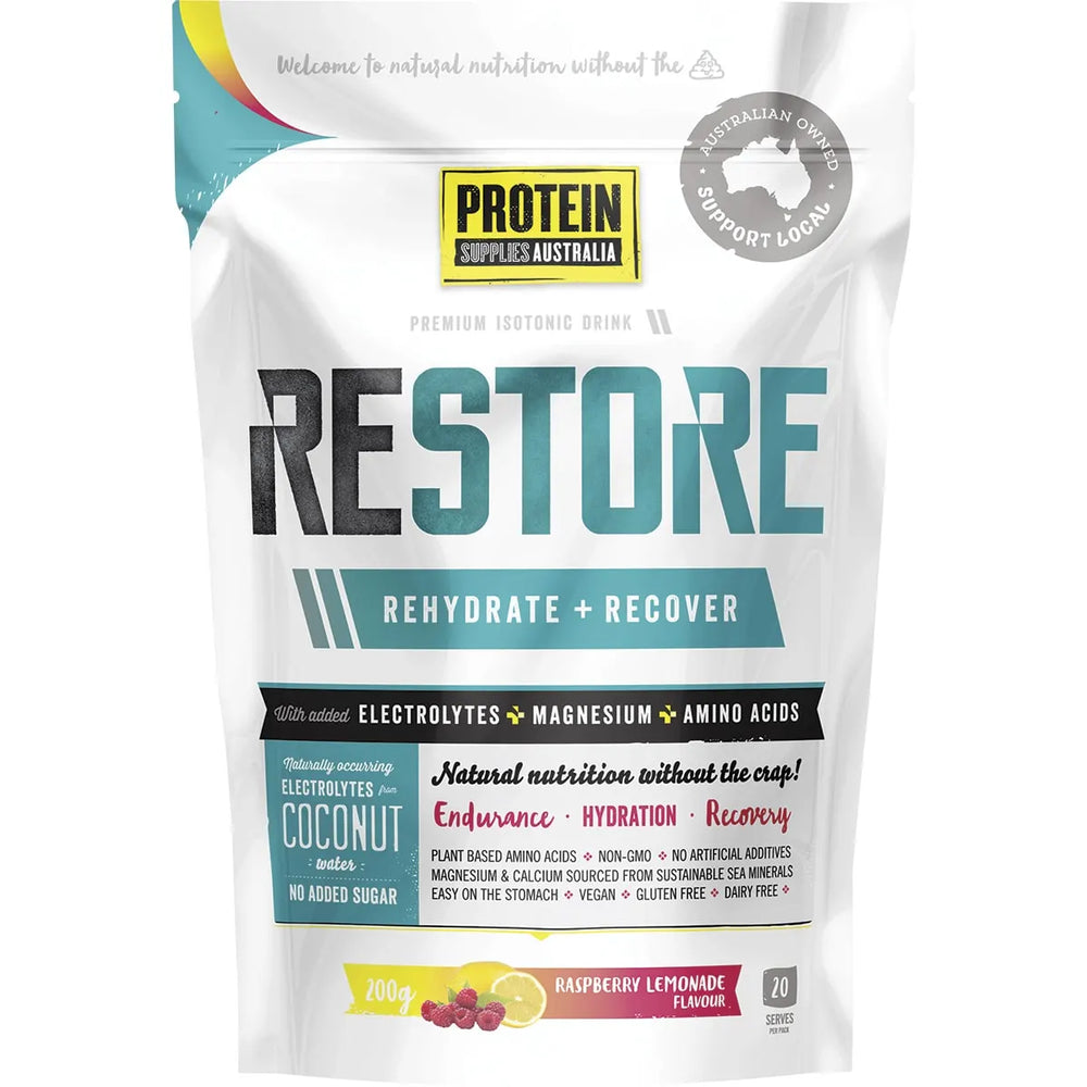 Restore Hydration Recovery Drink - Raspberry Lemonade 200g