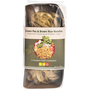 Green Pea & Brown Rice Noodles 180g Green Pea & Brown Rice Noodles 180g