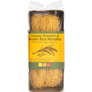 Pumpkin & Brown Rice Noodles 200g Pumpkin & Brown Rice Noodles 200g