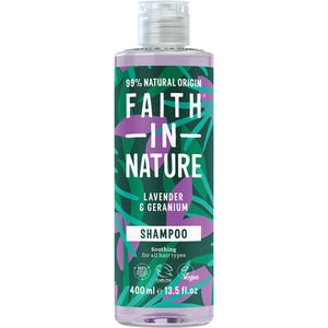 Shampoo Soothing Lavender & Geranium 400ml Shampoo Soothing Lavender & Geranium 400ml
