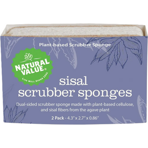 Sisal Scrubber Sponge 2pk Sisal Scrubber Sponge 2pk