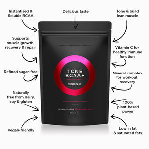 TONE BCAA+ Raspberry 250g TONE BCAA+ Raspberry 250g