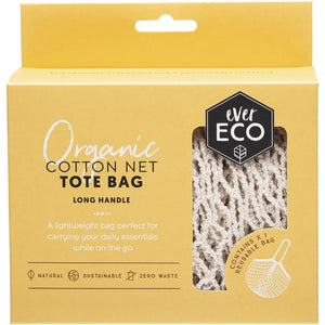 Tote Bag Long Handle Organic Cotton Net Tote Bag Long Handle Organic Cotton Net