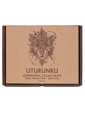 UTURUNKU (JAGUAR) CEREMONIAL CACAO PASTE BLOCK - 500G UTURUNKU (JAGUAR) CEREMONIAL CACAO PASTE BLOCK - 500G
