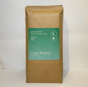 Vegan Peppermint Buckwheat Crisp Carob Bar (90g) Vegan Peppermint Buckwheat Crisp Carob Bar (90g)
