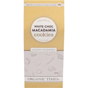 White Choc Macadamia Cookies 150g White Choc Macadamia Cookies 150g