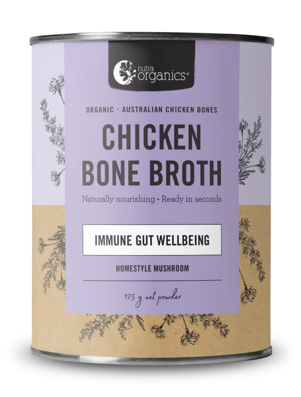 Chicken Bone Broth Powder - Homestyle Mushroom