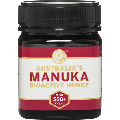 AUSTRALIA'S MANUKA Bioactive Honey MGO550+