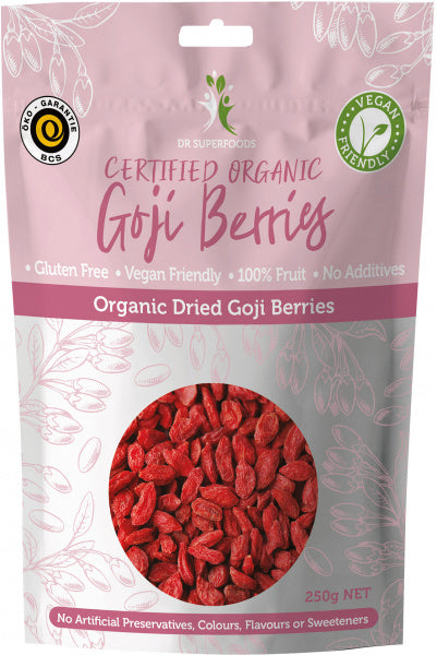 Certified Organic Goji Berries  – Nothing Added