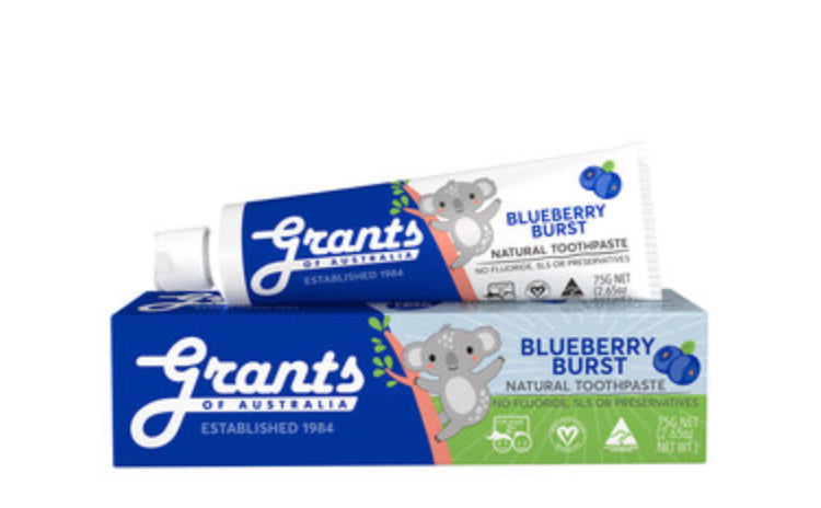 Grants
Kids Natural Toothpaste - Blueberry Burst