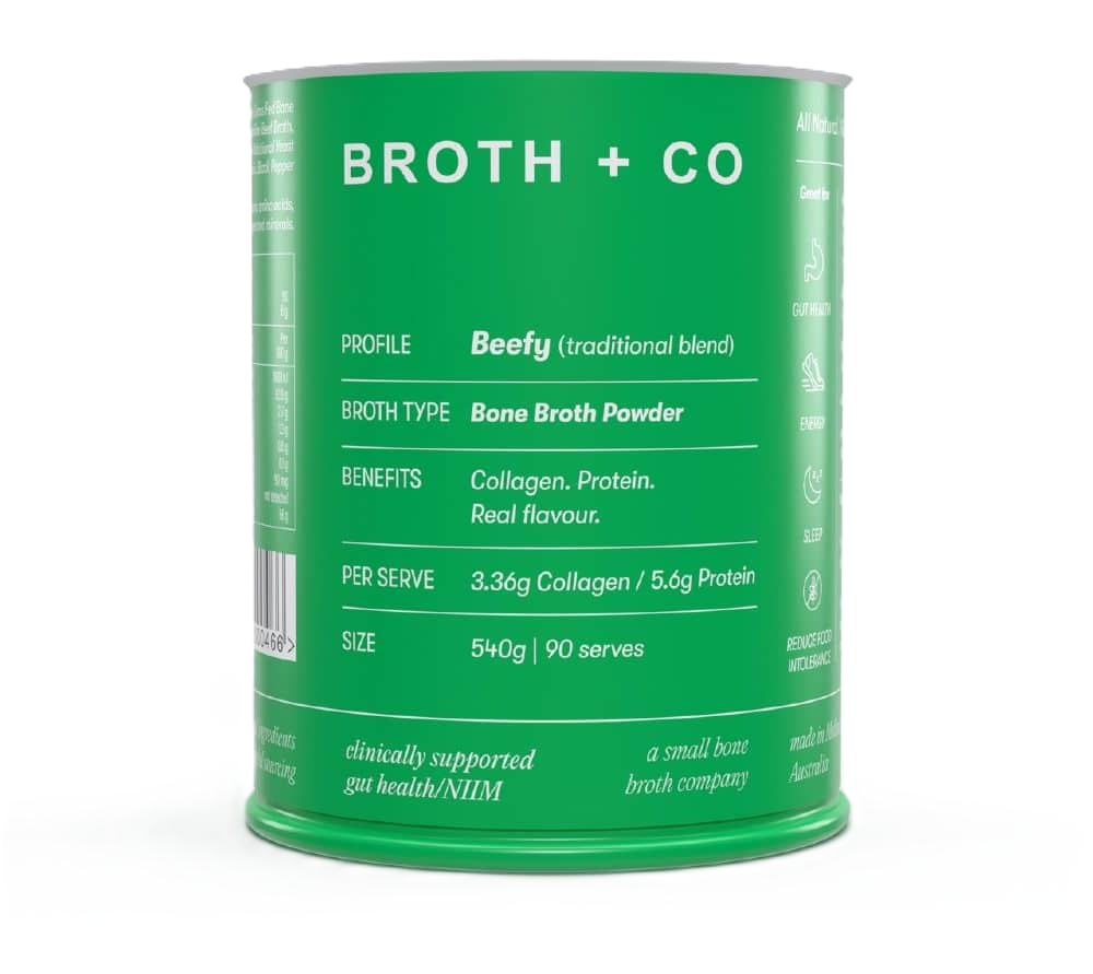 BEEFY - Bone Broth Powder 540g – SuperNatural Health Online