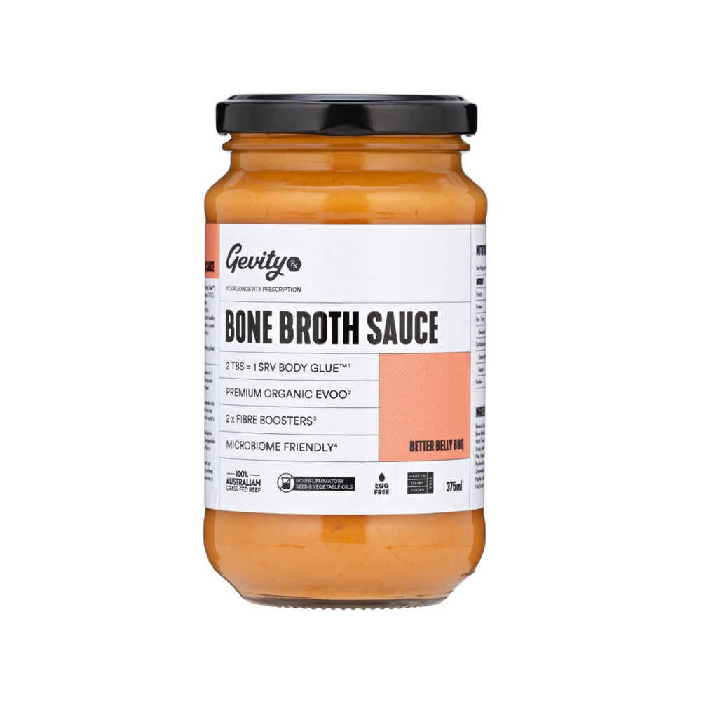 Bone Broth Sauce Better Belly BBQ 375g