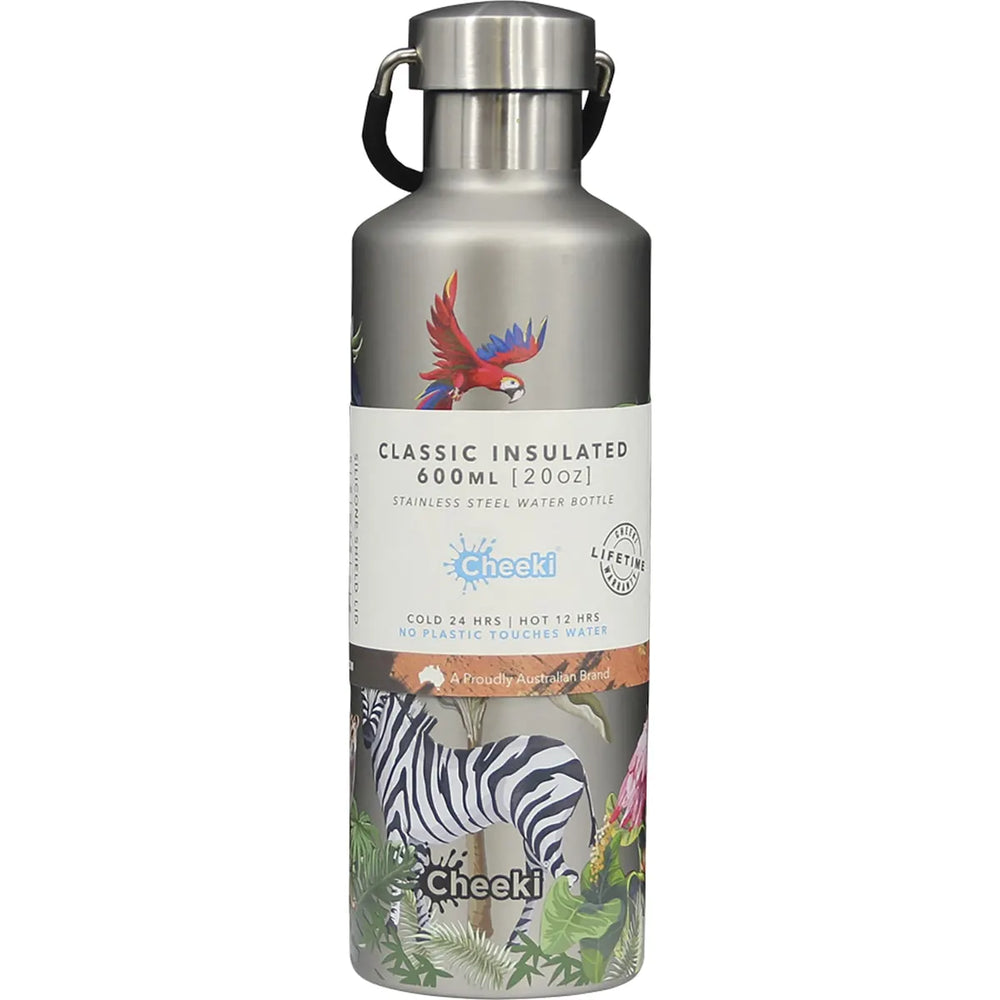 Stainless Steel Bottle Insulated 3D Jungle 600ml