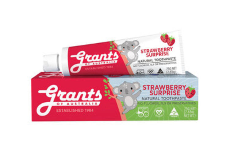 Grants
Kids Natural Toothpaste - Strawberry Surprise