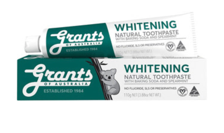 Grants
Whitening Toothpaste WITH SPEARMINT