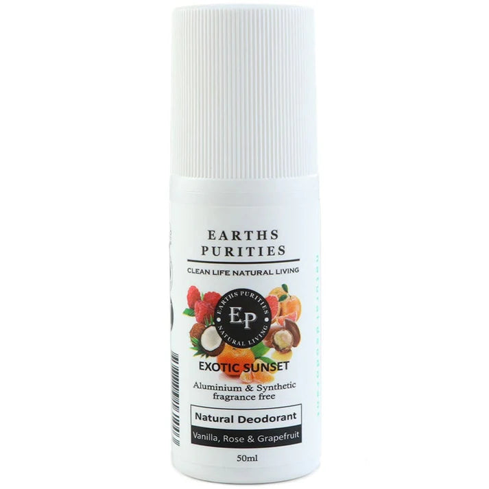 Earths Purities Ladies Natural Exotic Sunset Liquid Roll On Deodorant 50ml