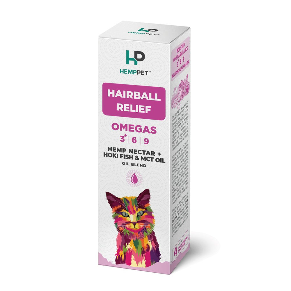 Hairball Relief Hemp Nectar & Hoki Fish & MCT Oil for Cats 100ml