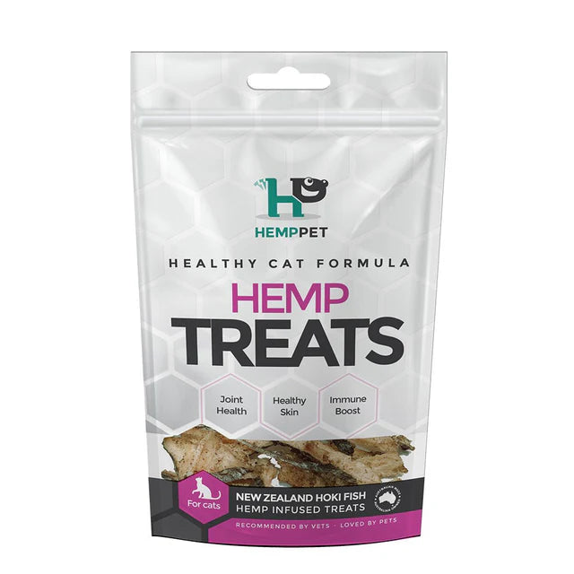 New Zealand Hoki Fish Hemp Infused Treats for Cats 70g