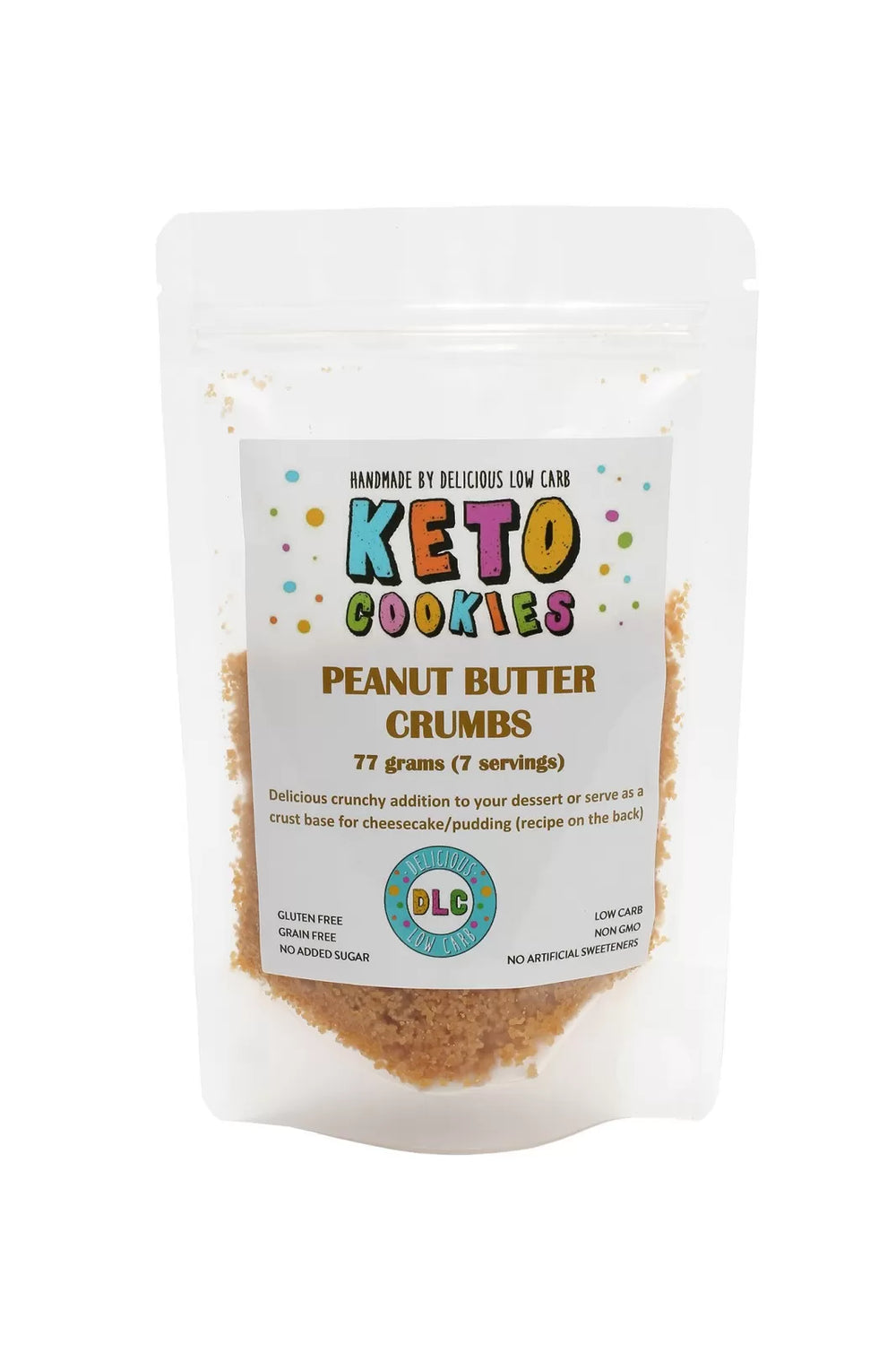 Keto Peanut Butter Cookie Crumb