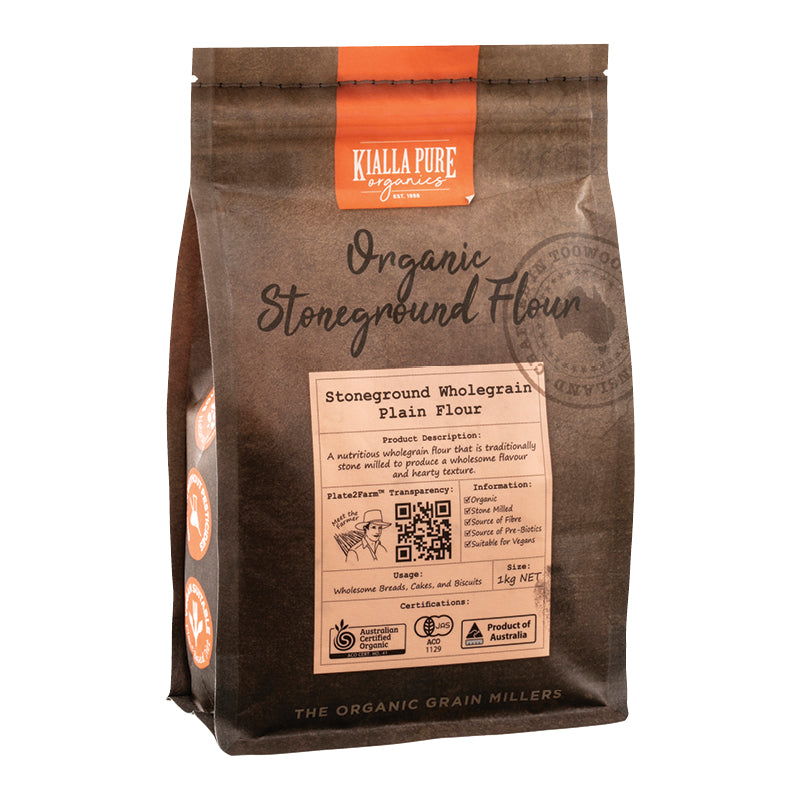 Stoneground Wholegrain Plain Flour 1Kg