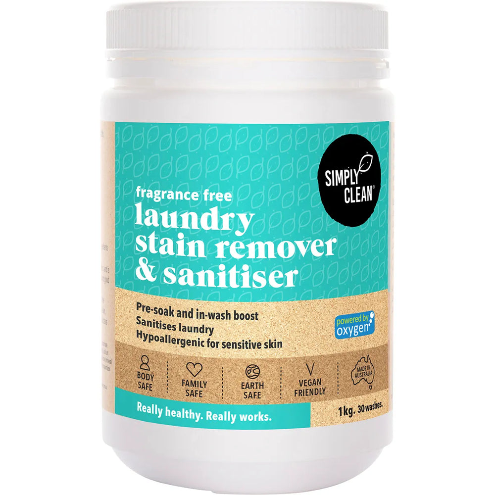 Laundry Stain Remover & Sanitiser Fragrance Free 1KG