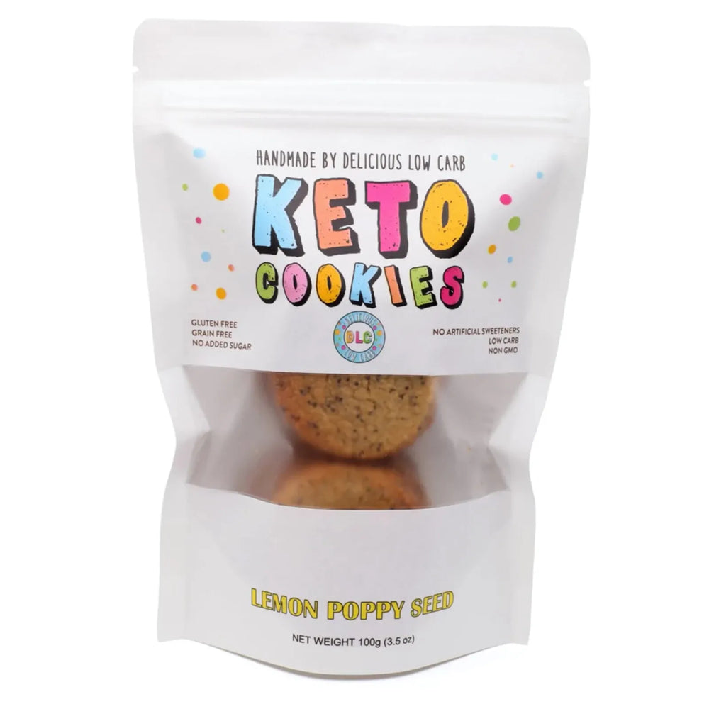 Lemon Poppy Seed Keto Cookies 5x100g