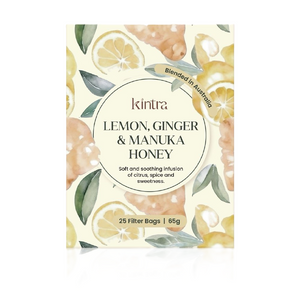 Lemon, Ginger & Manuka Honey Teabags