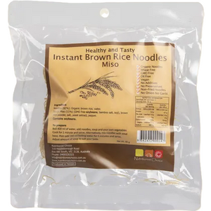 Miso and Brown Rice Instant Noodles