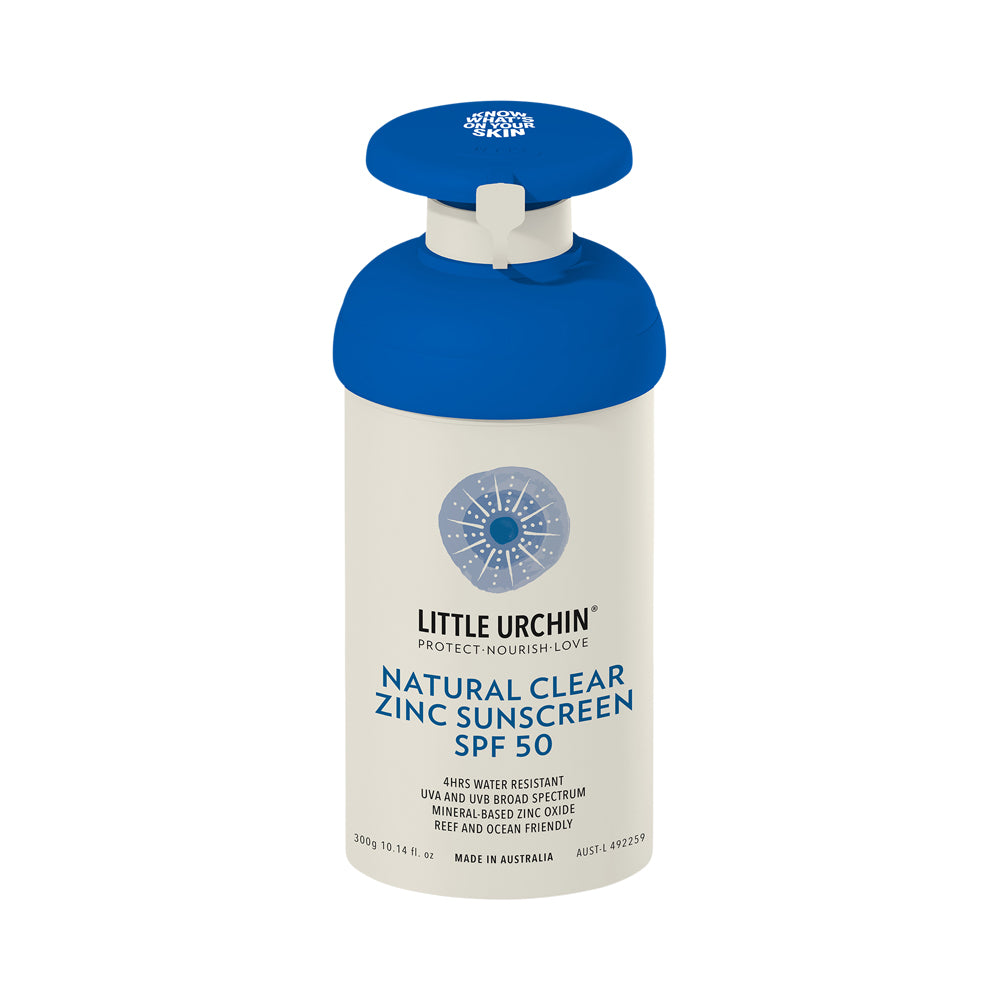 NATURAL CLEAR ZINC SUNSCREEN SPF 50 PUMP