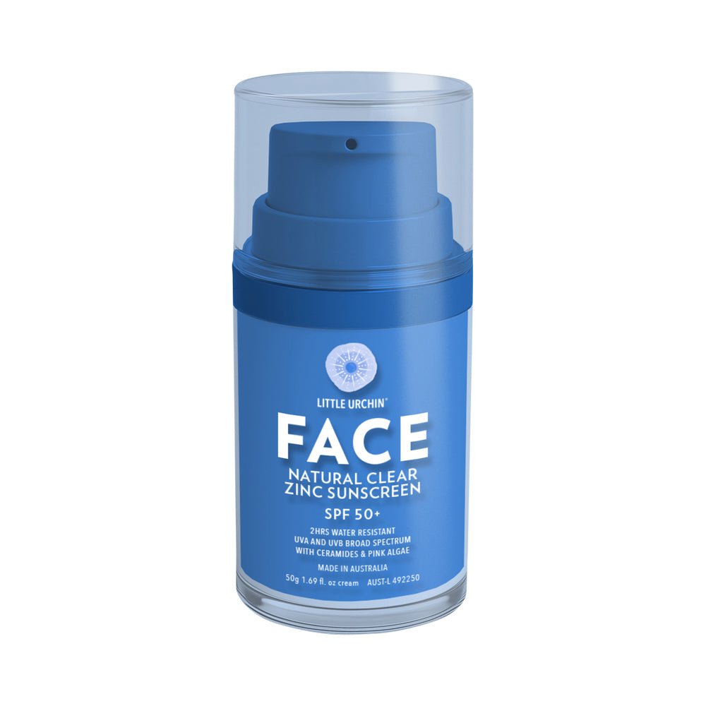 NATURAL FACE CLEAR ZINC SUNSCREEN SPF 50+