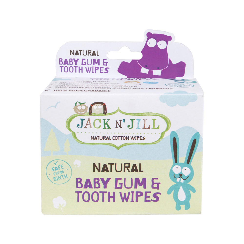 Natural Baby Gum & Tooth Wipes (0 months+) x 25 Pack