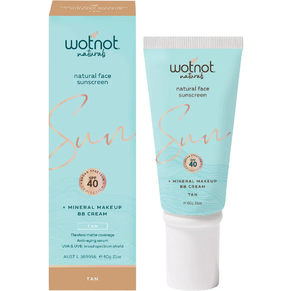 Natural Face Sunscreen 40 SPF Tan BB Cream 60g