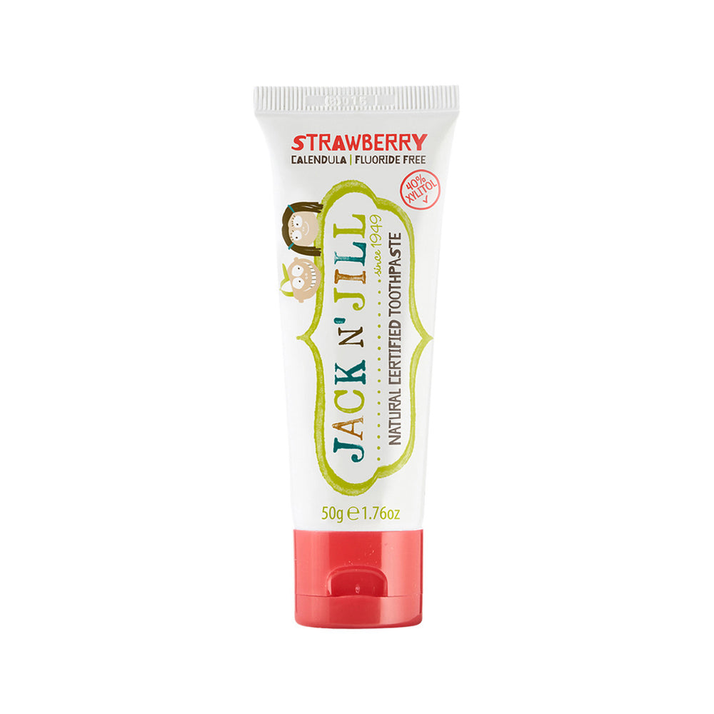 Natural Toothpaste with Calendula (Fluoride Free) Strawberry 50g