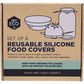 Reusable Silicone Food Covers 6pk