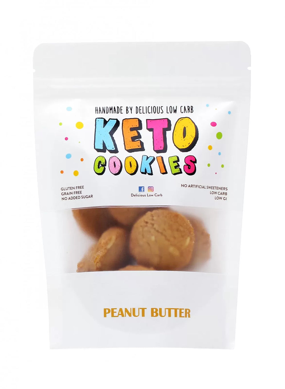 Peanut Butter Keto Cookies 5x100g